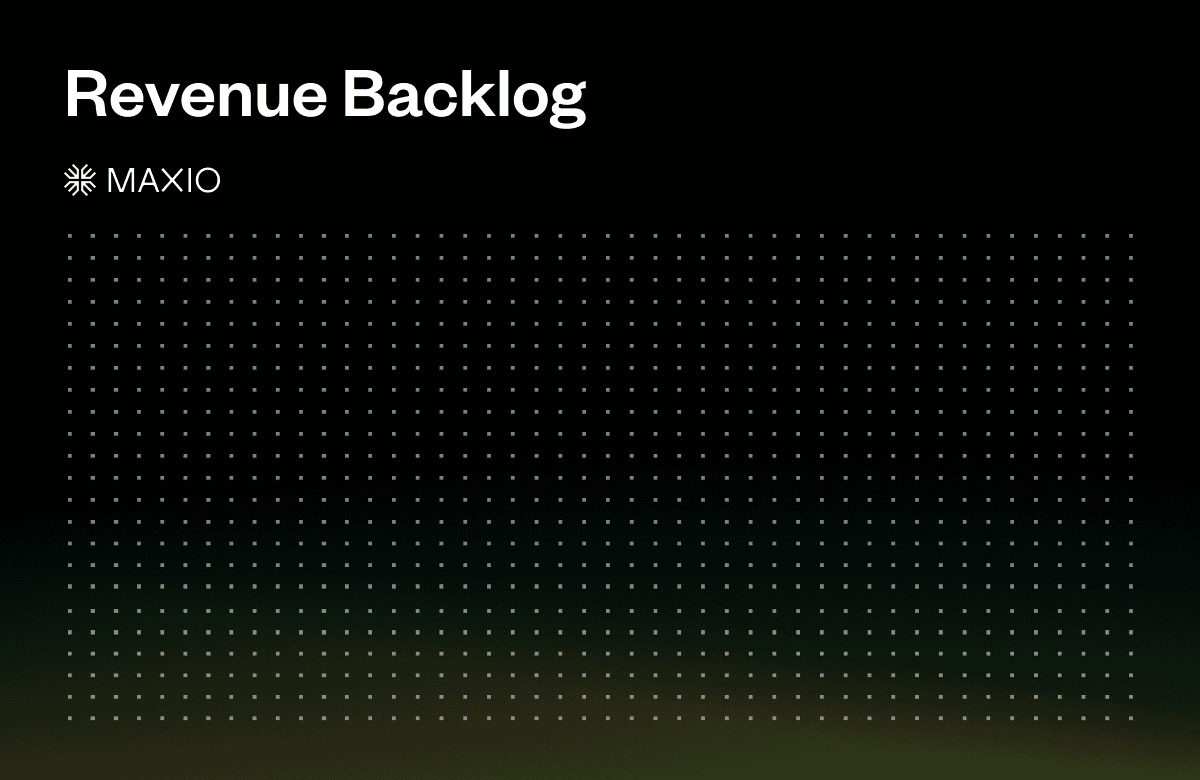 Revenue Backlog Defined